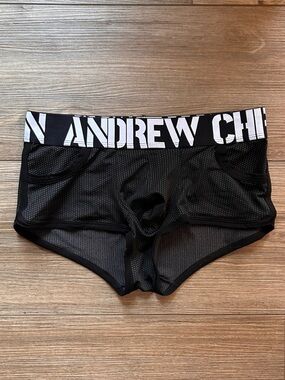 Andrew Christian | Swat Patrol Pocket Trunk w/ Almost Naked in Black (Small)
